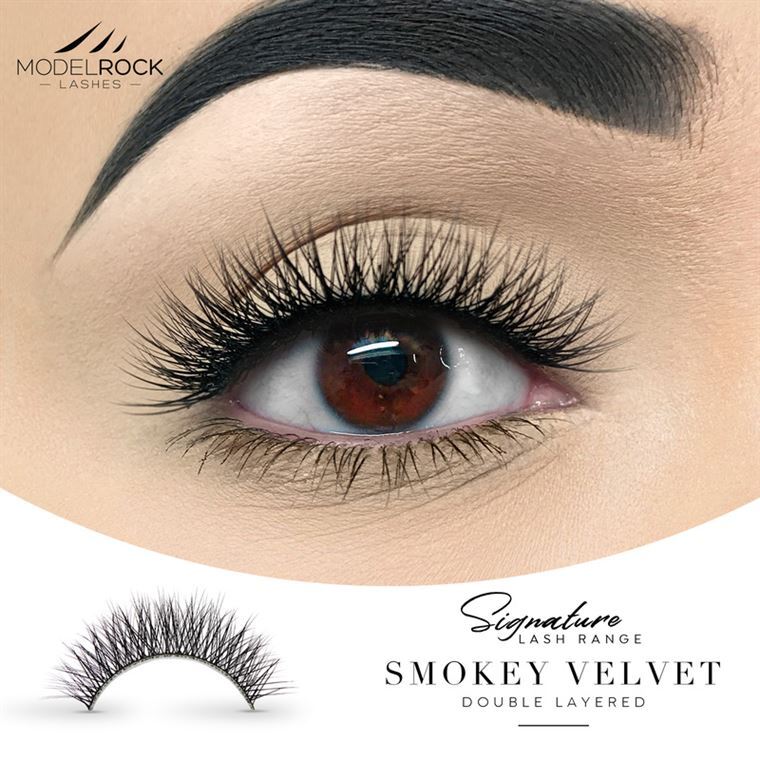 MODELROCK Lashes - Smokey Velvet - Double Layered Lashes ( 1 pair )