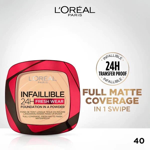 L'Oreal Paris Infaillible Fresh Wear 24h Powder