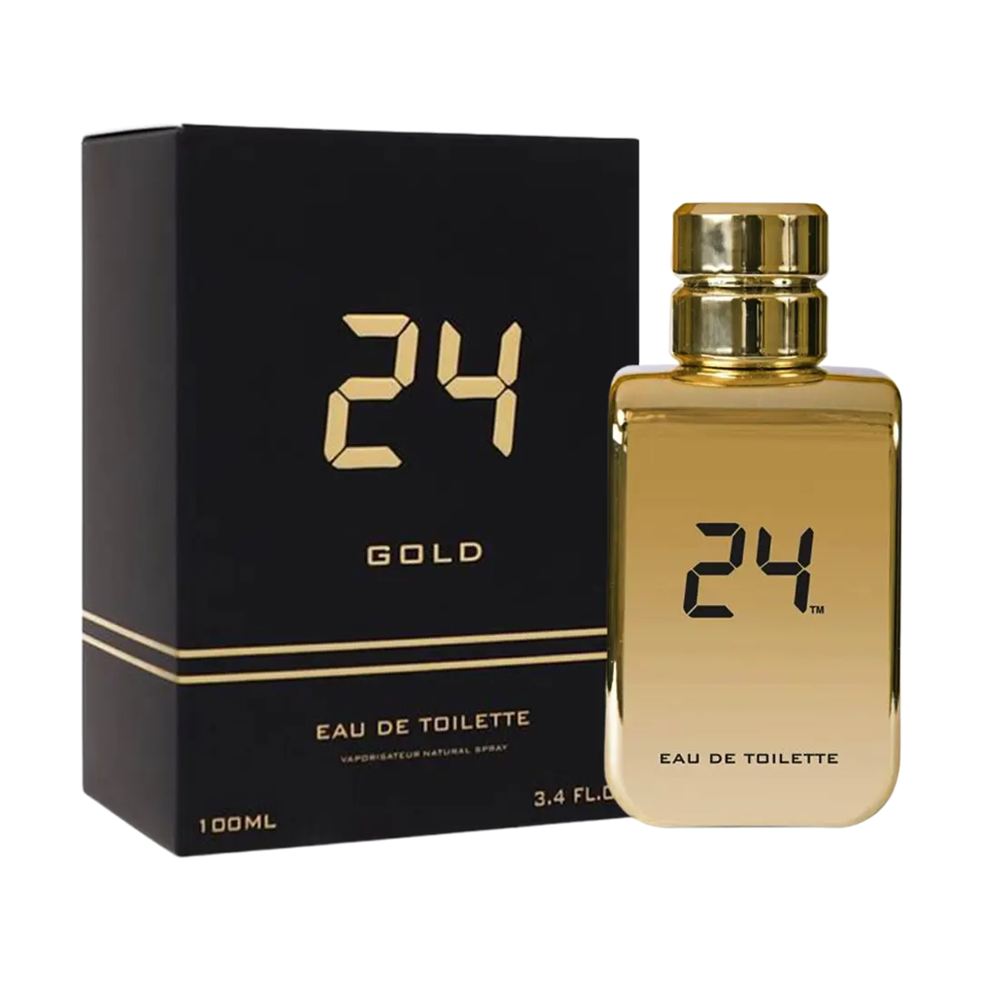 24 Gold 24 Eau De Toilette Pour Homme & Femme - 100ml