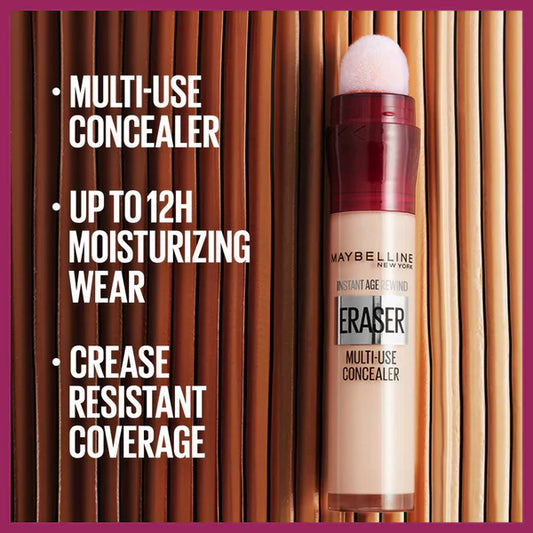 Maybelline New York Instant Age Rewind Eraser Dark circles treatment, Multi-Use Concealer