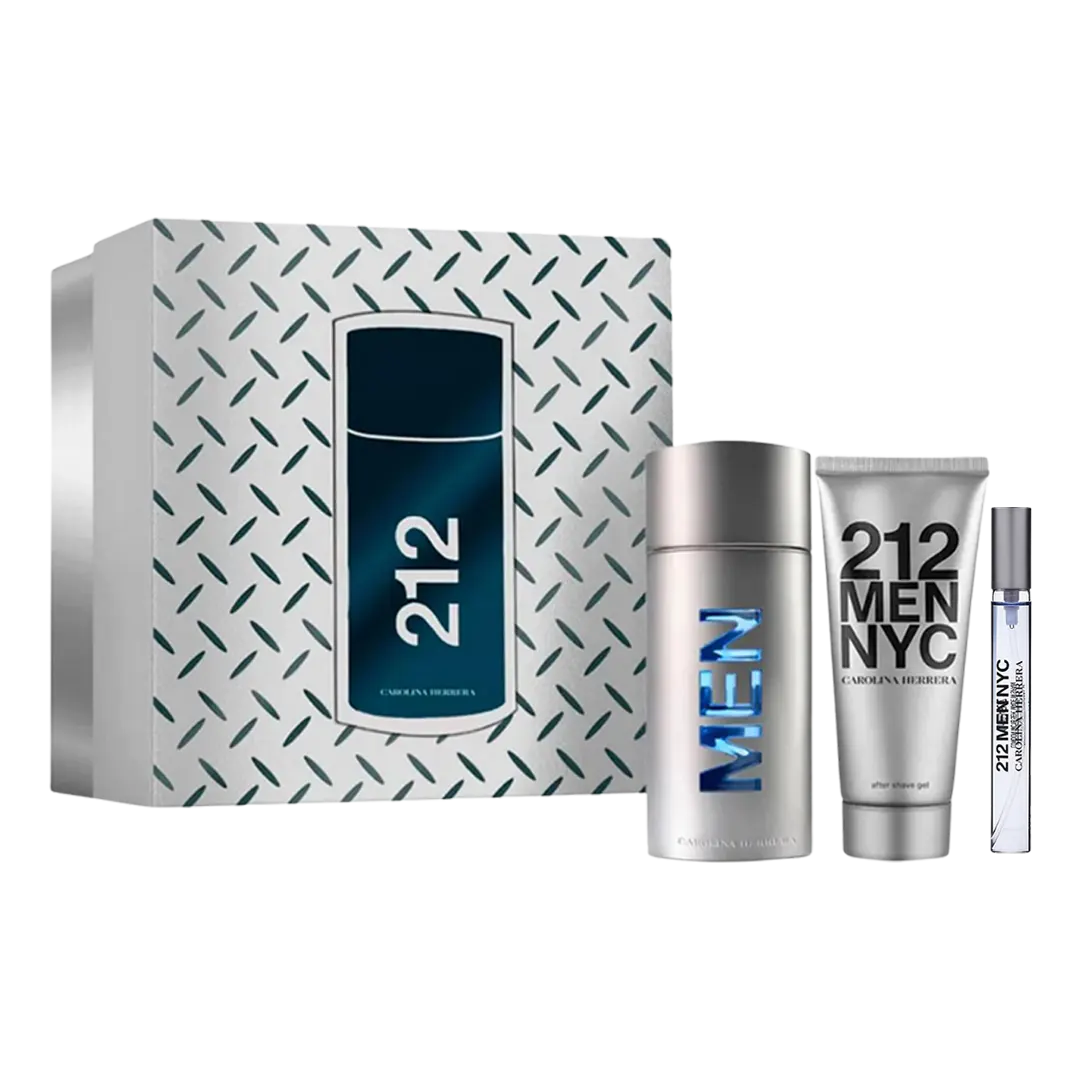 Carolina Herrera 212 Eau De Toilette Men's Gift Set