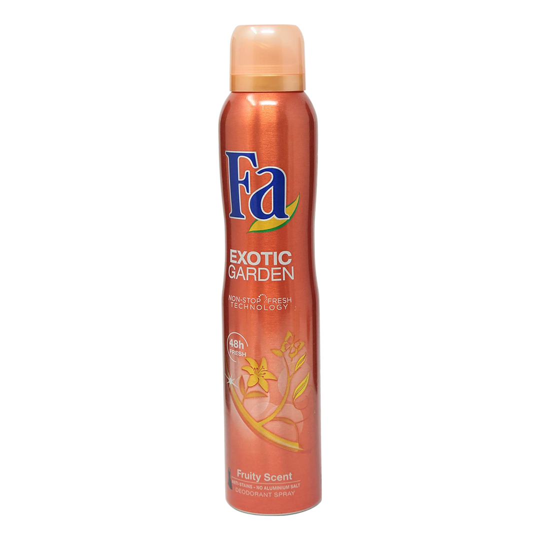 Fa Exotic Garden Fruity Scent Spray Deodorant Unisex - 200ml