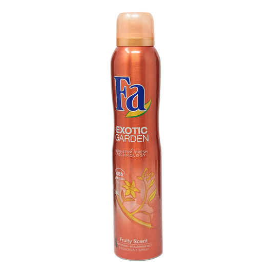 Fa Exotic Garden Fruity Scent Spray Deodorant Unisex - 200ml