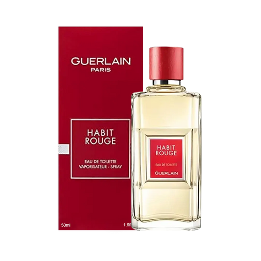 Guerlain Habit Rouge Eau De Toilette Pour Homme - 2 Sizes