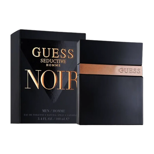 Guess Seductive Homme Noir Eau De Toilette Pour Homme - 100ml