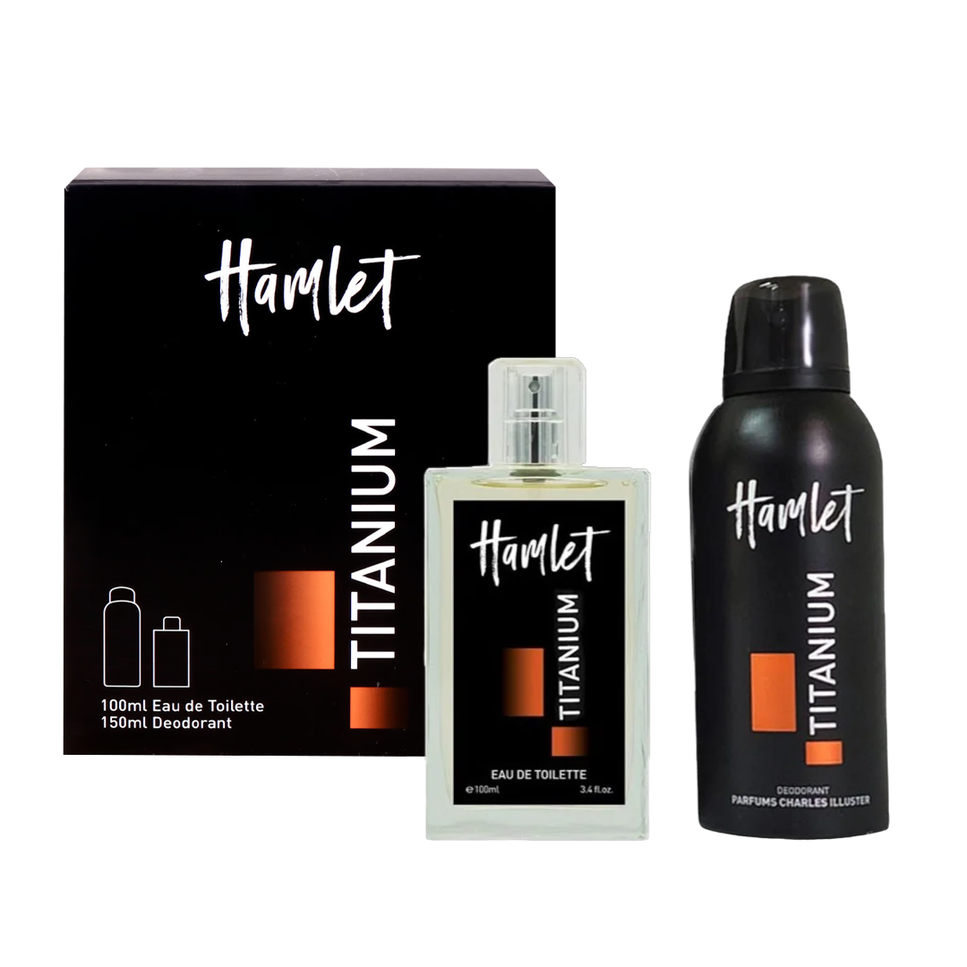 Hamlet Titanium Eau De Toilette Pour Homme Gift Set