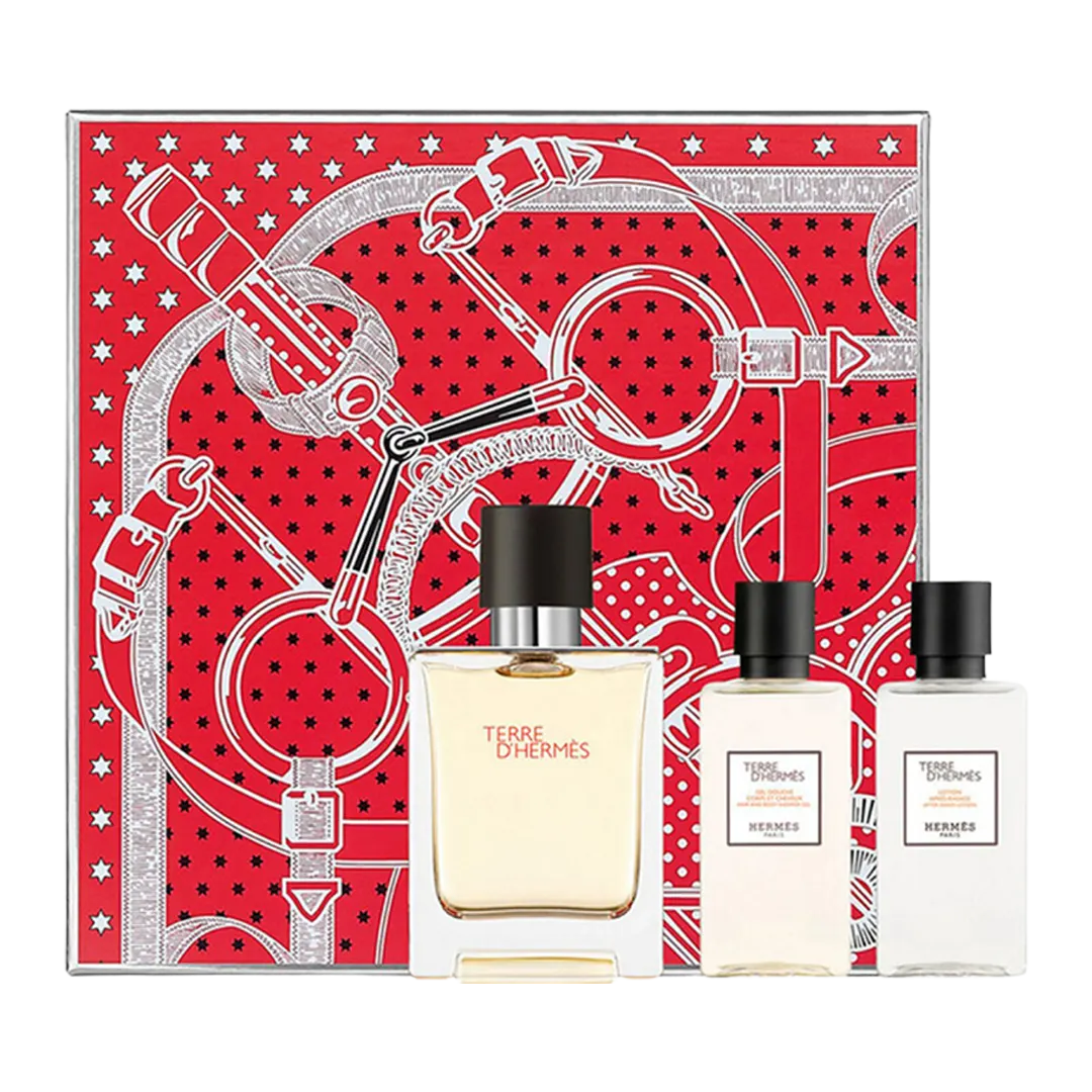 Hermes Terre D'Hermes Eau De Toilette Men's Gift Set