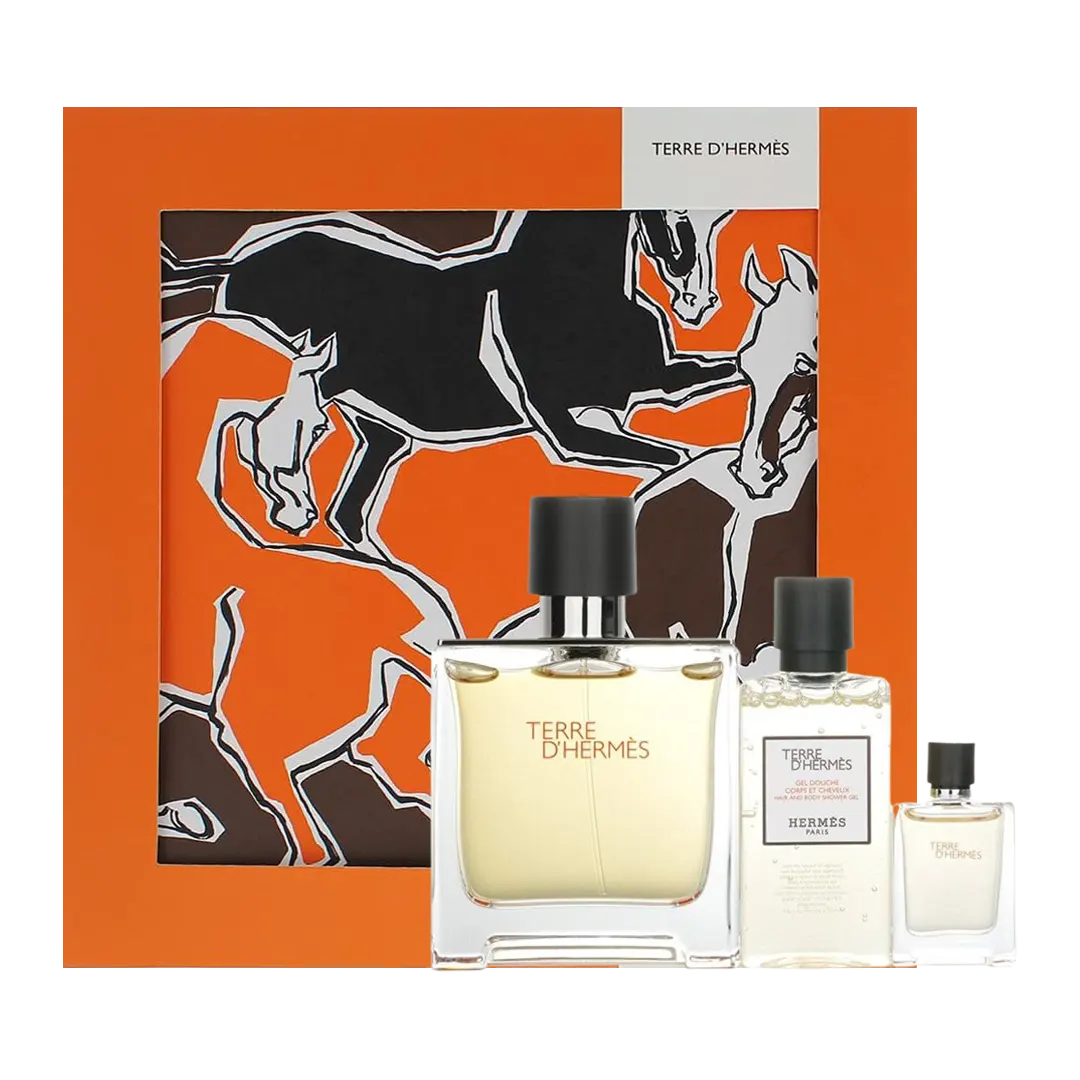 Hermes Terre D'Hermes Pure Perfume Men's Gift Set