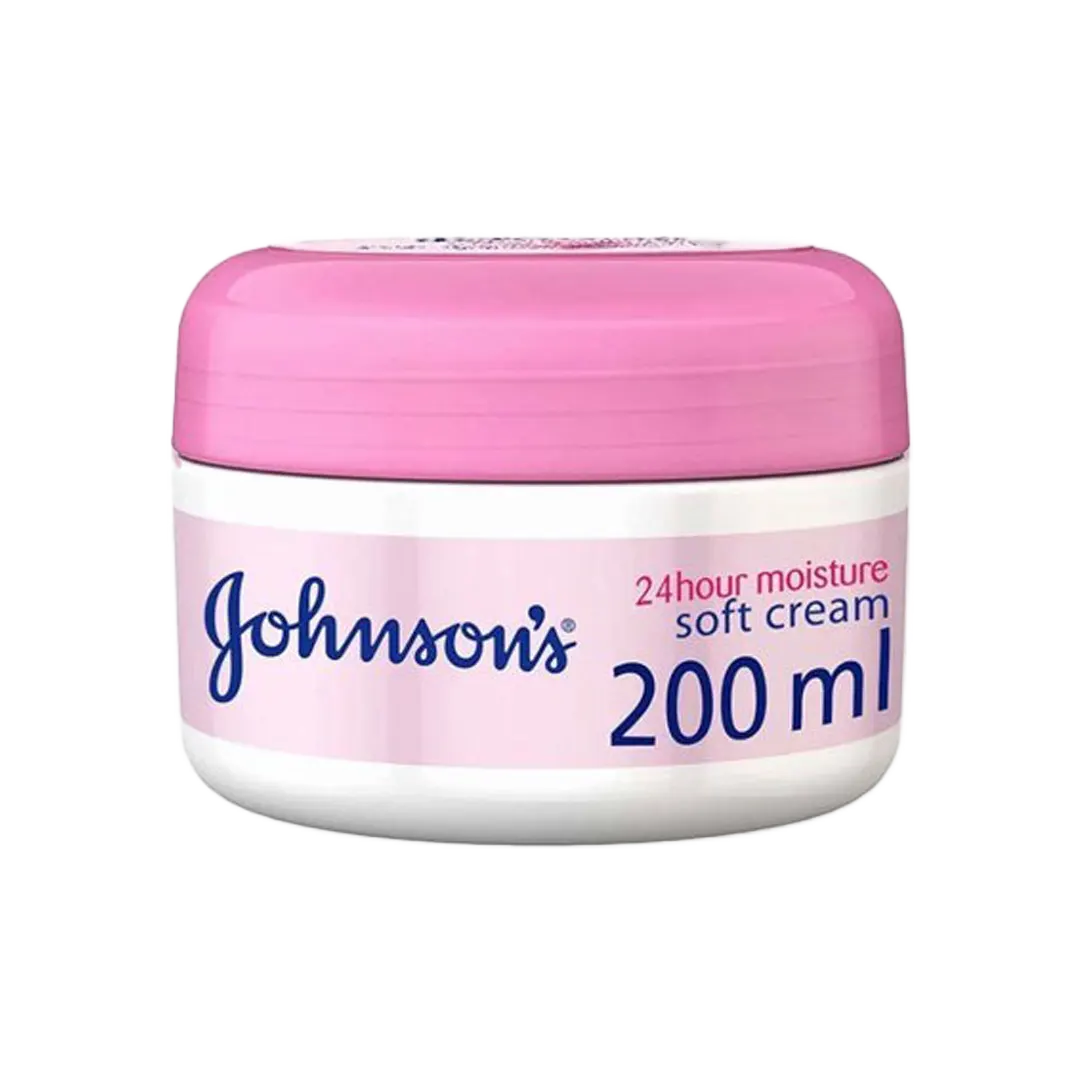 Johnson & Johnson 24 Hour Moisture Soft Cream - 2 Sizes