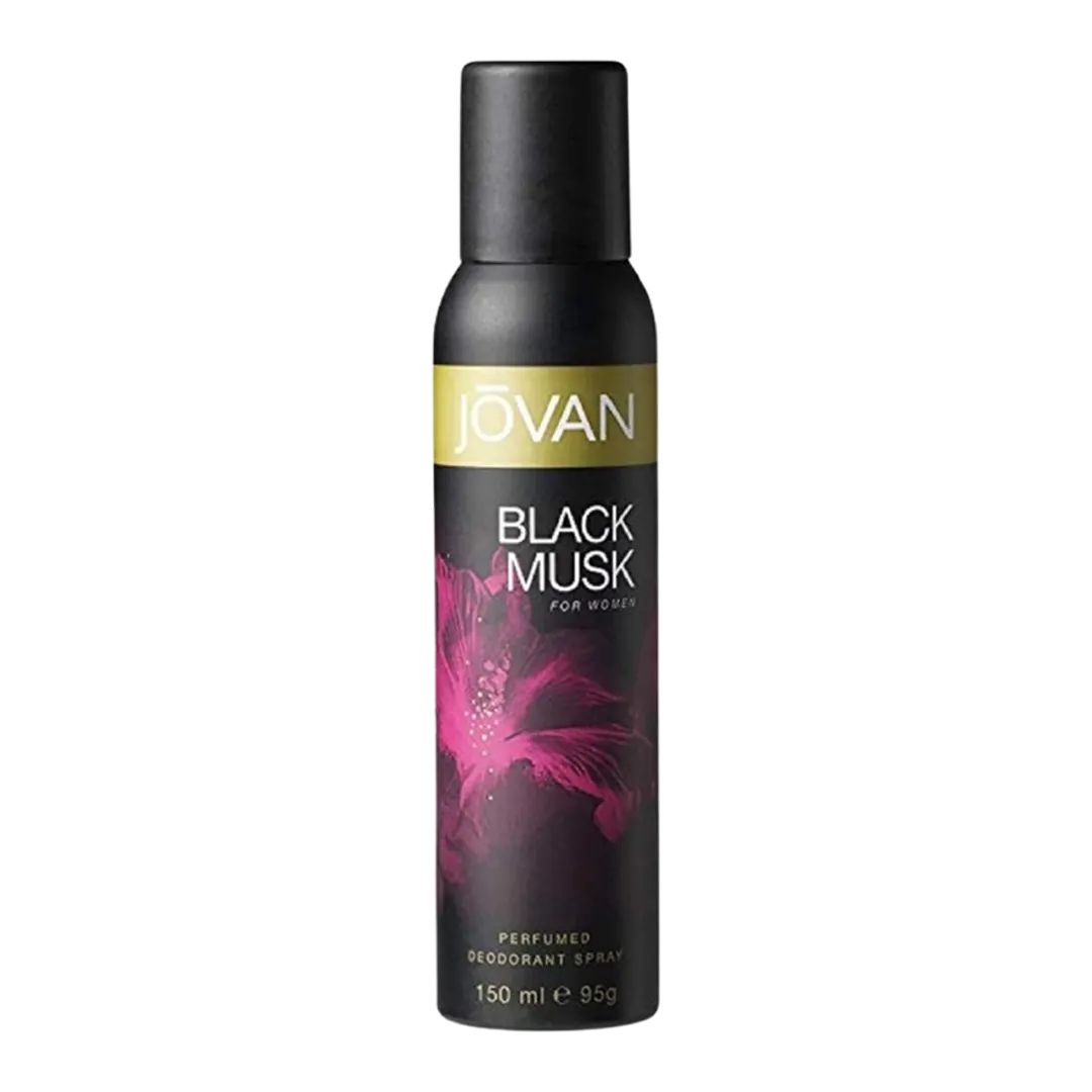 Jovan Black Musk Perfumed Deodorant For Women - 150ml