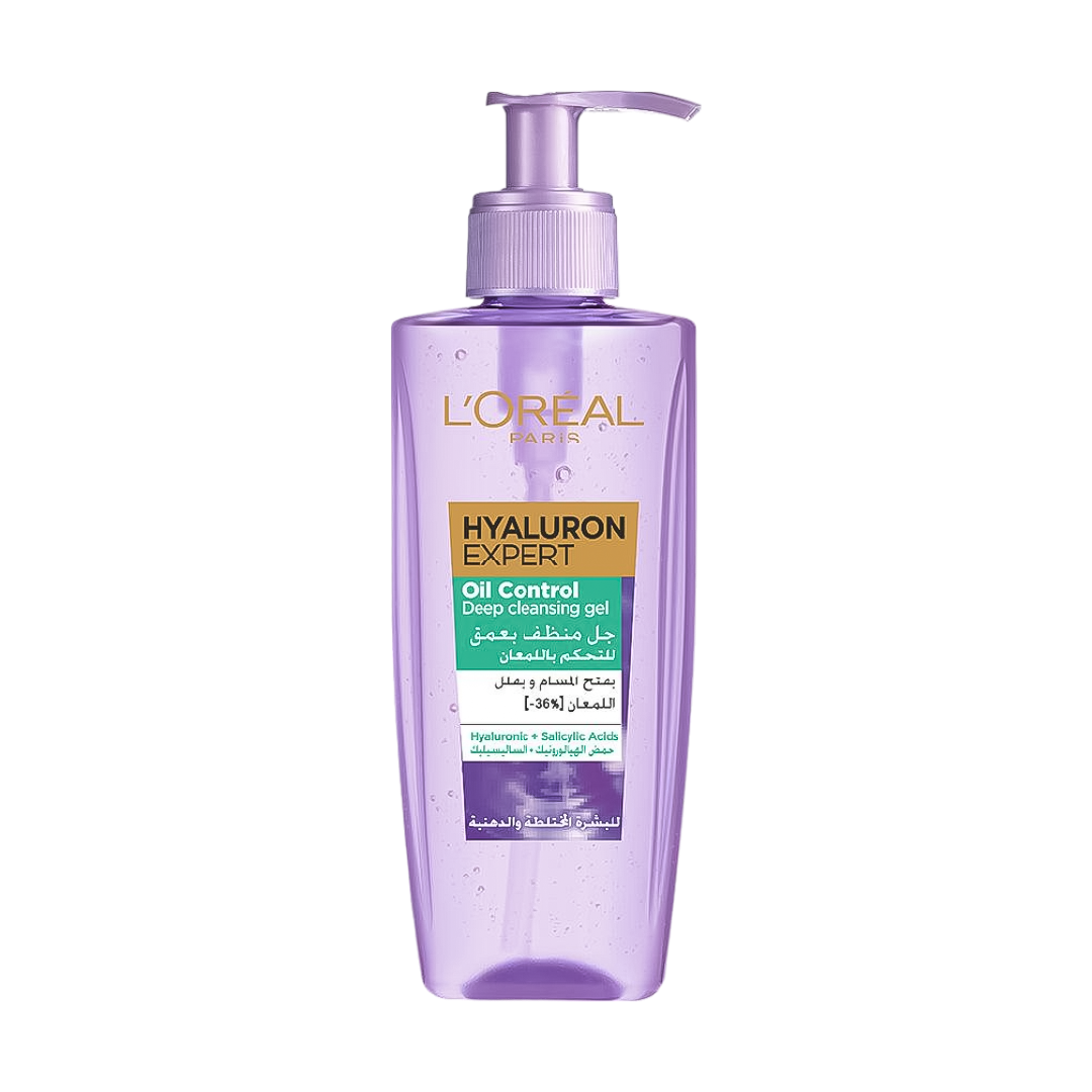 L'Oreal Hyaluron Expert Oil Control Deep Cleansing Gel - 200ml