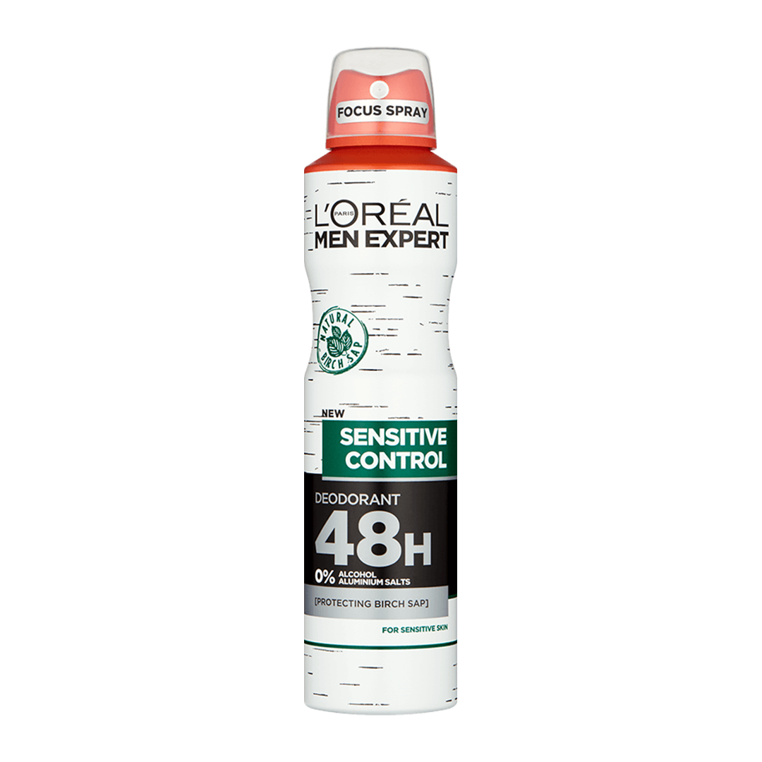 L'Oréal Men Expert Sensitive Control 48H Spray Deodorant - 250ml