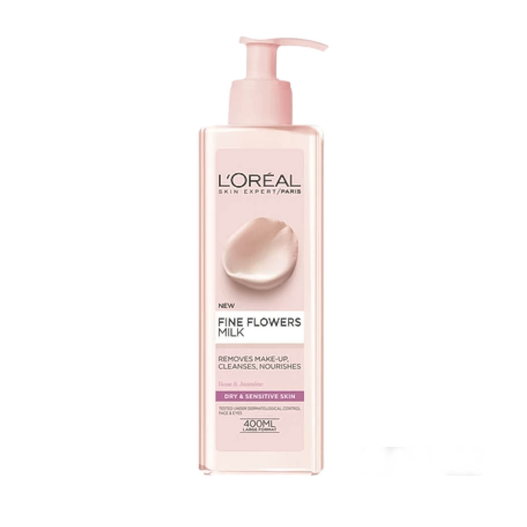 L'Oreal Fine Flowers Milk Cleansing Milk - 400ml