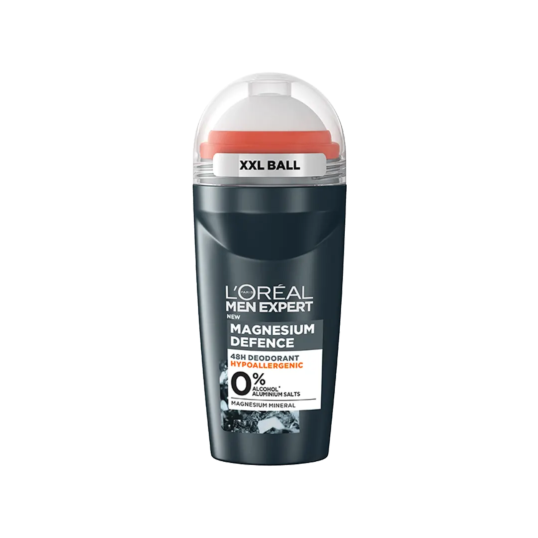 Loreal Men Expert Magnesium Defense Hypoallergenic Roll On Deodorant For Men - 50ml