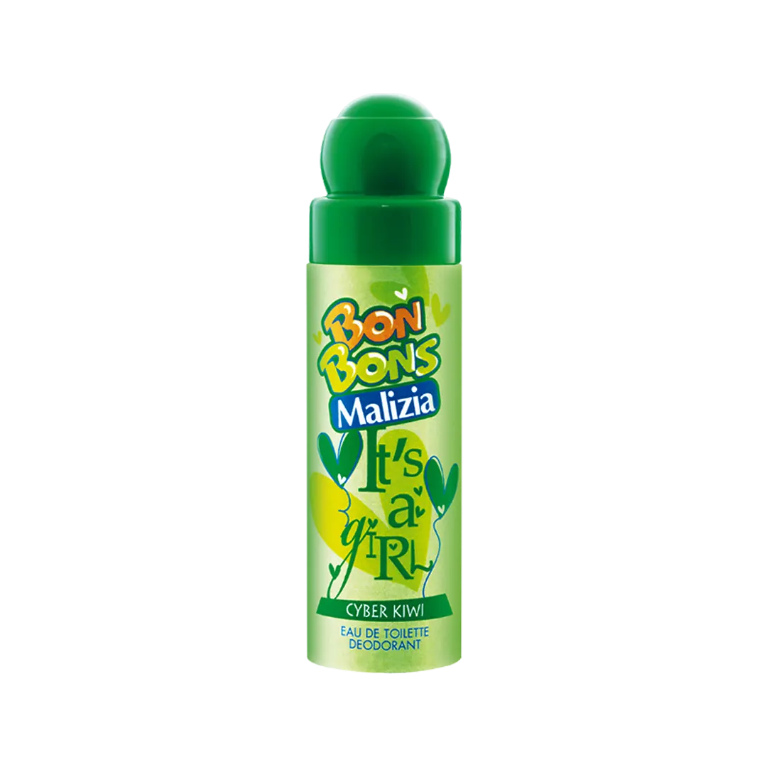 Malizia Bon Bons It's A Girl Cyber Kiwi Eau De Toilette Deodorant - 75ml