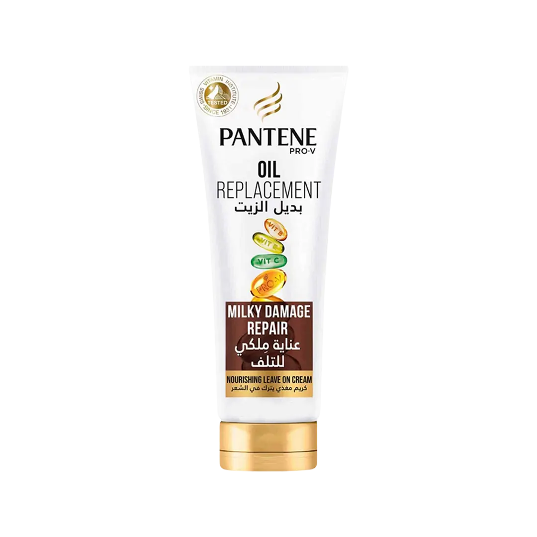 Pantene Pro-V Milky Damage Repair Oil Replacement Nourishing Leave On Cream - 275ml