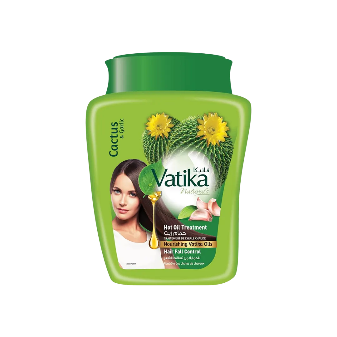 Vatika Naturals Cactus & Garlic Hot Oil Treatment Cream - 500g