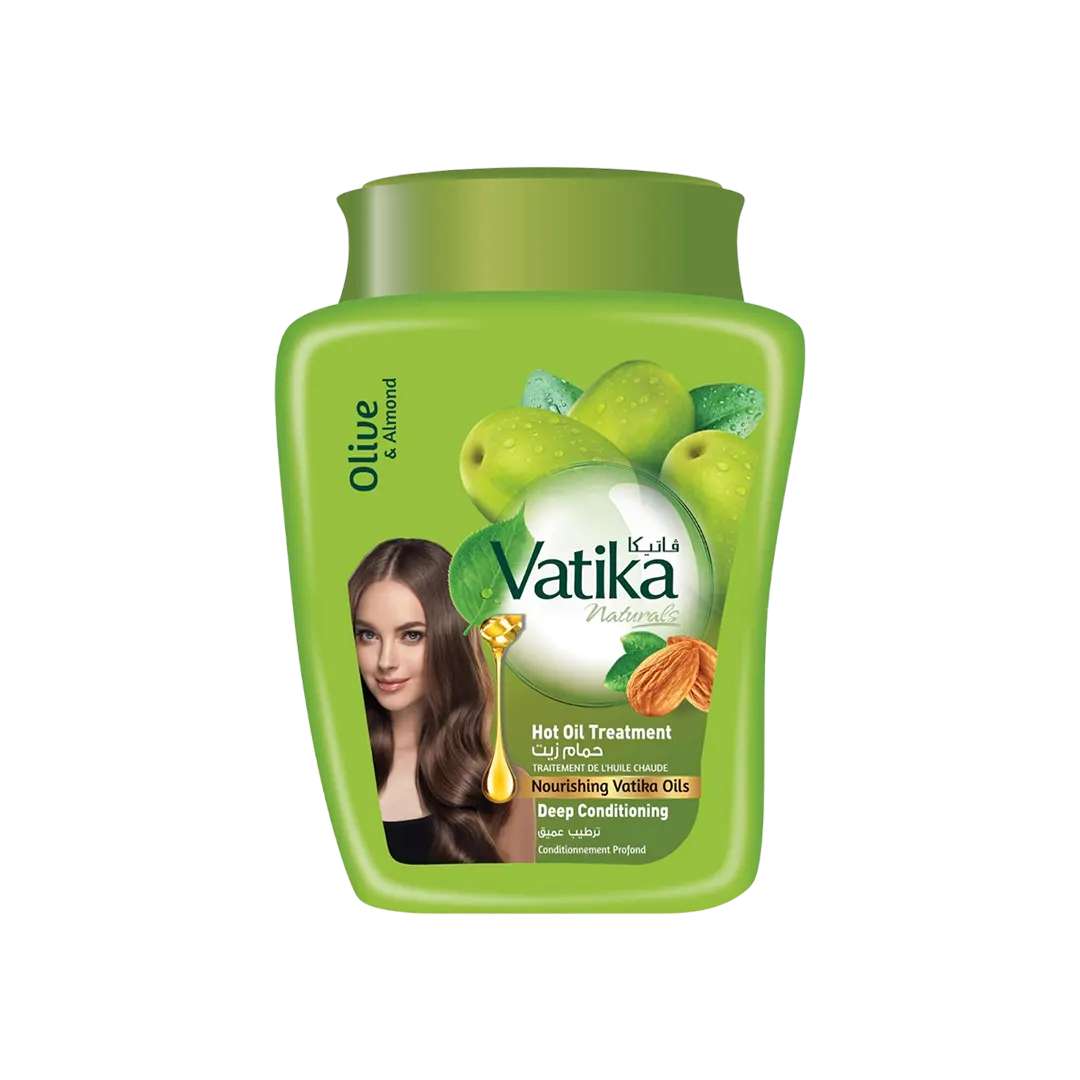 Vatika Naturals Olive & Almond Hot Oil Treatment Cream - 500g