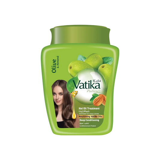 Vatika Naturals Olive & Almond Hot Oil Treatment Cream - 500g