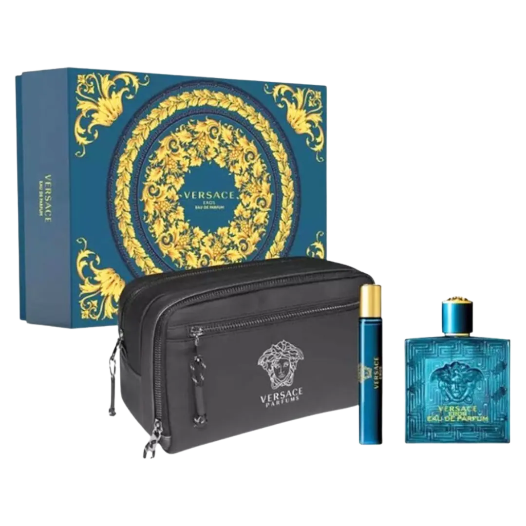 Versace Eros Eau De Parfum Men's Gift Set