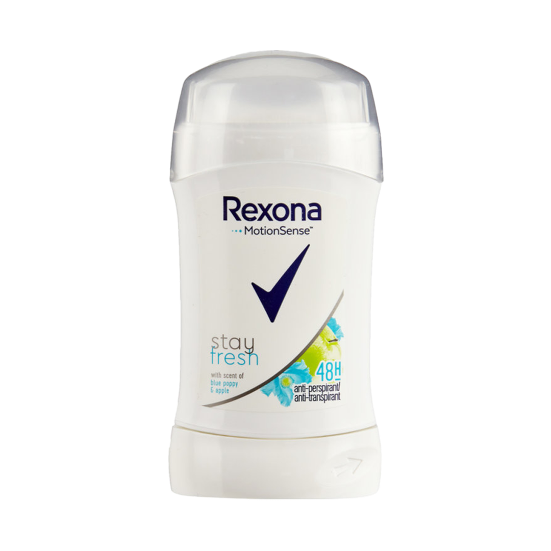 Rexona Stay Fresh Blue Poppy & Apple Deodorant Stick For Her - 40ml