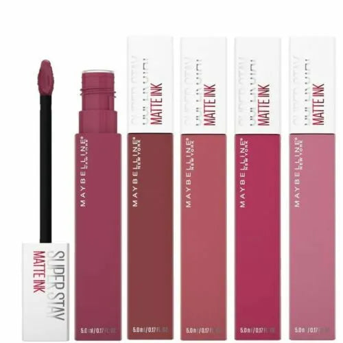 Maybelline Super Stay Matte Ink Liquid long lasting Lipstick - Pinks Collection